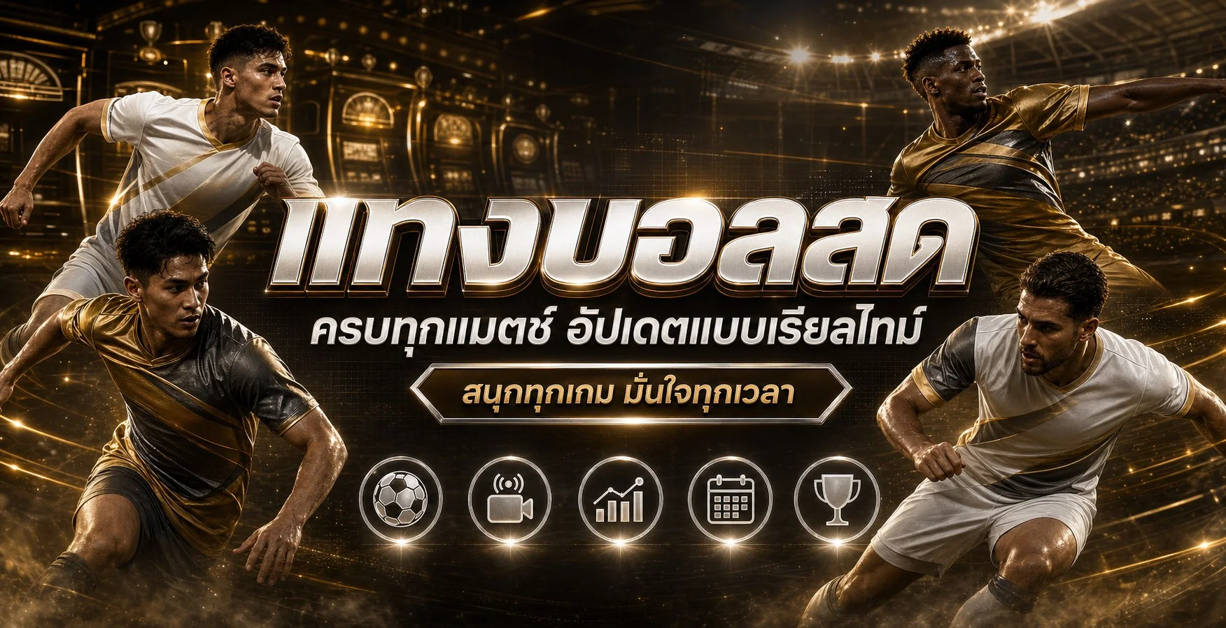 ทางเข้า UFARO8888 พร้อมภาพฟุตบอลและตัวละครเกม